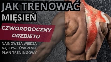 Jak trenować mięsień CZWOROBOCZNY GRZBIETU YouTube