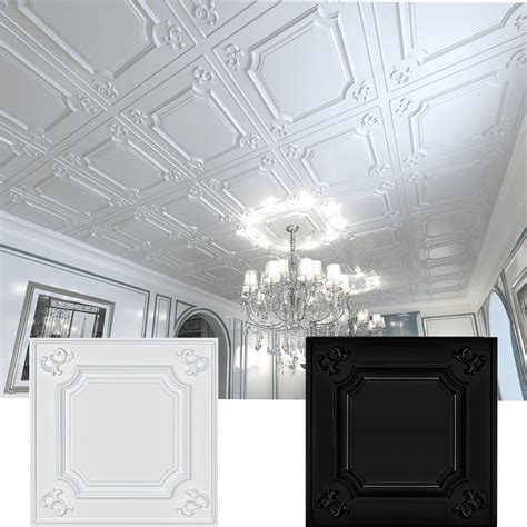 Art3d Drop Ceiling Tiles 24x24 In Black 12 Pack 48 Sqft