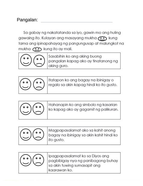 Emosyon Worksheets Interactive Distance Learning