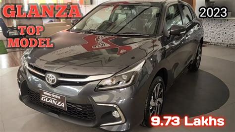 Toyota Glanza Top Model 2023 On Road Price Features Interior