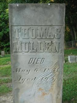 Thomas Mullen Find A Grave Memorial