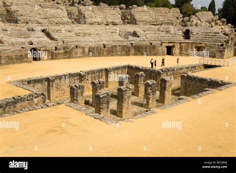 Underground Passages And Workings Inside The Amphitheatre At The Ruined