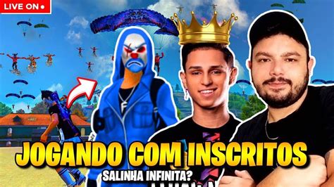 FREE FIRE AO VIVO E OUTROS JOGUINHOS SALA C INSCRITOS MOBILADOR