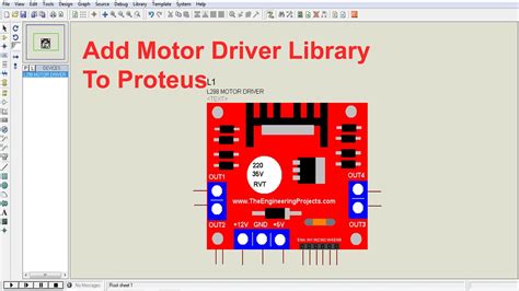 Add L Motor Driver Library To Proteus Youtube