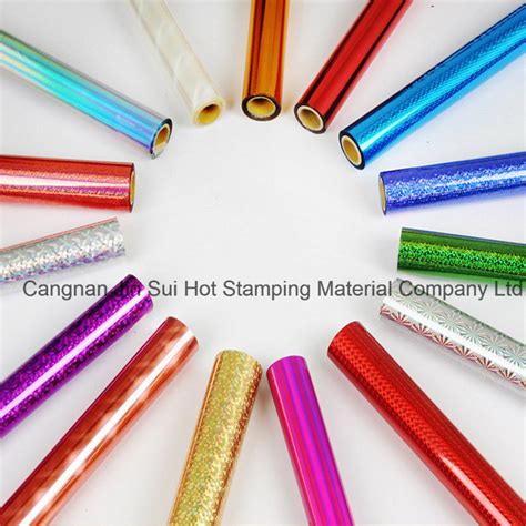 Varies Colored Hot Stamping Foil For Plastic Paper Leather Hot