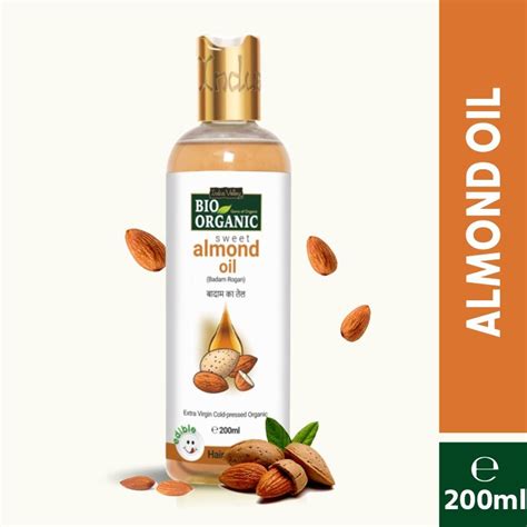 Buy Indus Valley Bio Organic Cold Pressed Sweet Almond Oil Online