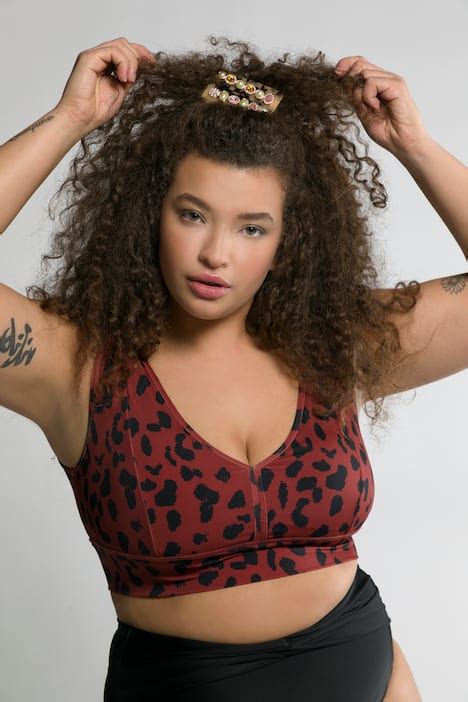 Bikini Top Softcups CutOuts Leo V Ausschnitt Bikinis Tankinis Bademode