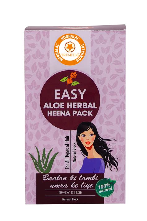 Easy Aloe Herbal Heena Pack 255ml Non Halal Health Wellness