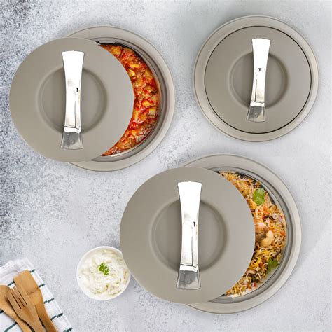 Pc Plastic Hot Pot Set Thermal Insulated Casserole Food Warmer Serving Dish New Ebay