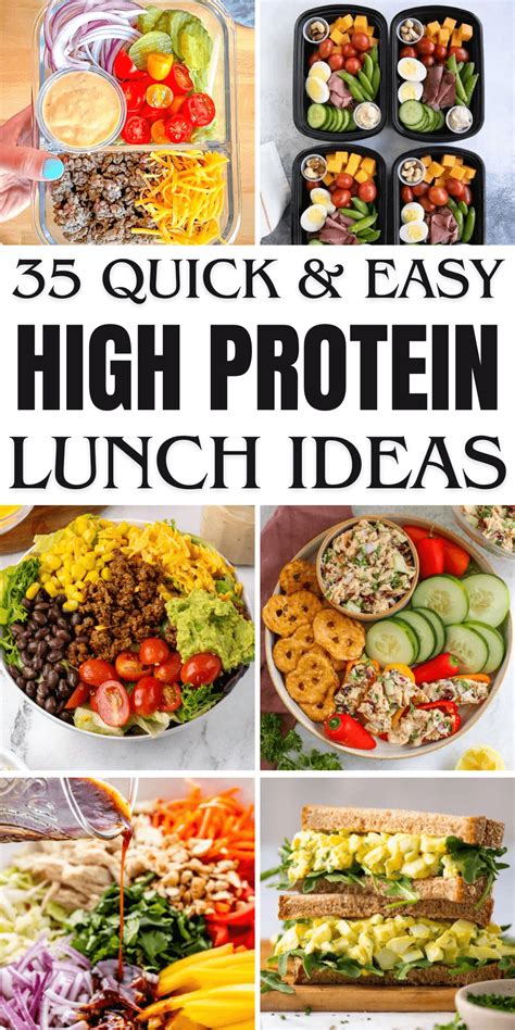 35 Quick Easy High Protein Lunch Ideas Artofit