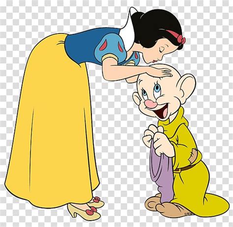 Snow White Dopey Seven Dwarfs Bashful Sneezy Snow White Transparent