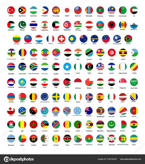 Tous Les Drapeaux Nationaux Du Monde Avec Des Noms En Haute Qualité