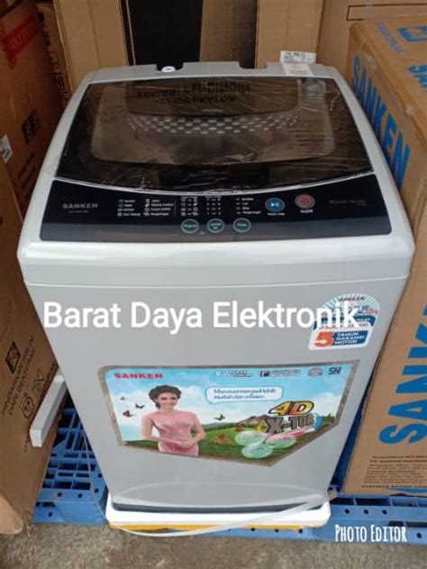 Jual Sanken AW S831BK Mesin Cuci Otomatis Top Loading 7 Kg Shopee