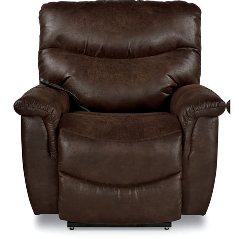 La Z Boy James Casual Power Rocking Recliner W Headrest Lumbar And Usb Port Conlins Furniture