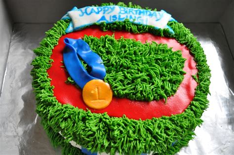 Track And Field Birthday Cake