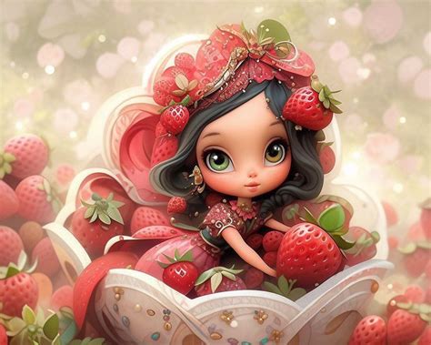 Pin By Tammy Baker On Strawberries Girly Art Cute Anime