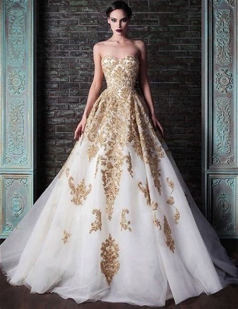 Gorgeous Gold And White Gown Pictures, Photos, and Images for Facebook, Tumblr, Pinterest, and ...