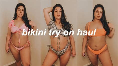 Zaful Bikini Try On Haul 2020 Curvy Girl Edition YouTube