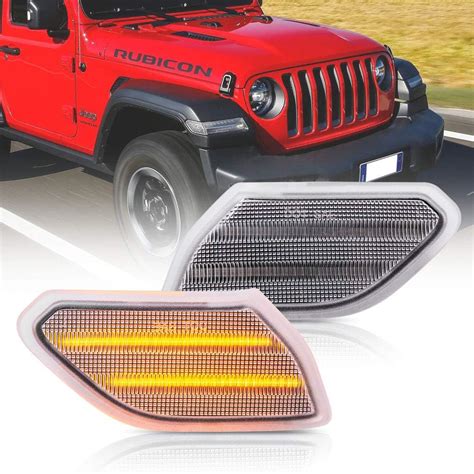 Amazon Full Led Side Marker Light Kit For Jeep Wrangler Jl