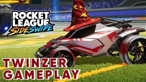 New Car In Rocket League Sideswipe Twinzer Gameplay 2v2 Doubles