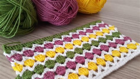 Kolay Tığ Örgü Motifli Modeli Very Easy Crochet Knitting En İyi