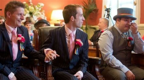 Same Sex Marriage Now Legal As First Couples Wed BBC News