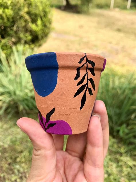 Vaso De Barro Pt Pintura A M O Adoro Terr Rios