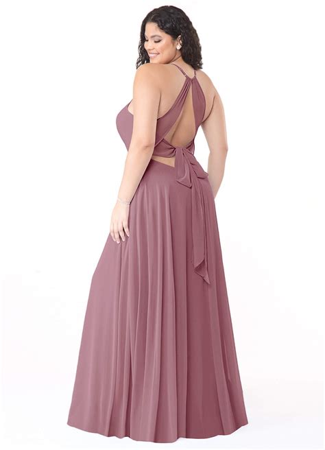 Vintage Mauve Azazie Evalleen Bridesmaid Dresses Azazie