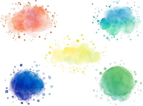 Watercolor Vector Splashes Background For Title And Logo 16273486