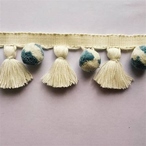 Multi Colored Tassel Trim Tassel Trim Trims By The Yard Etsy