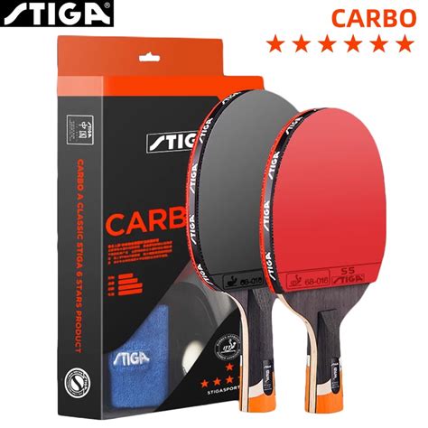 Original Stiga Star Table Tennis Racket Carbon Ping Pong Paddle