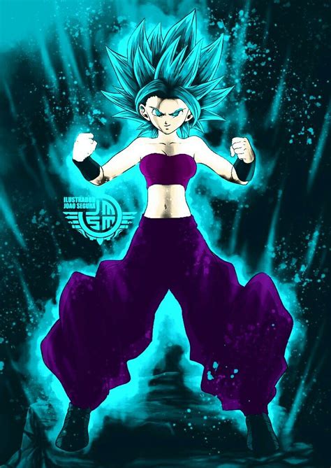 Caulifla Super Saiyajin Blue Dragon Ball Dragon Anime