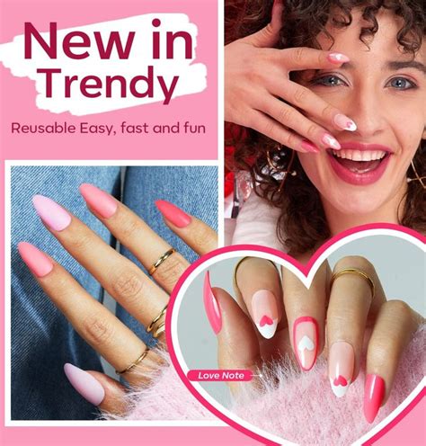 February Nails Pretty Nails Pink Valentine Nails February Nails