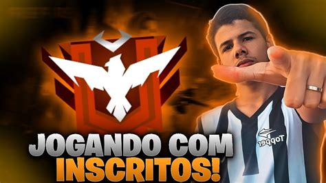 JOGANDO OS INSCRITOS CAPUDOS KRATOS FF FREEFIRE AO VIVO