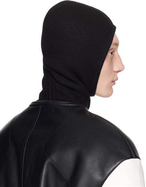 Jil Sander Black Lightweight Balaclava Jil Sander