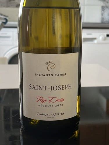 Gabriel Meffre Instants Rares Rive Droite Saint Joseph Blanc Vivino Us