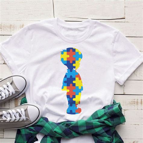 Camiseta Adulto Infantil Abril Azul Autismo R Elo