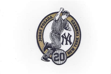 Jorge Posada Number "20" Retirement Patch – The Emblem Source