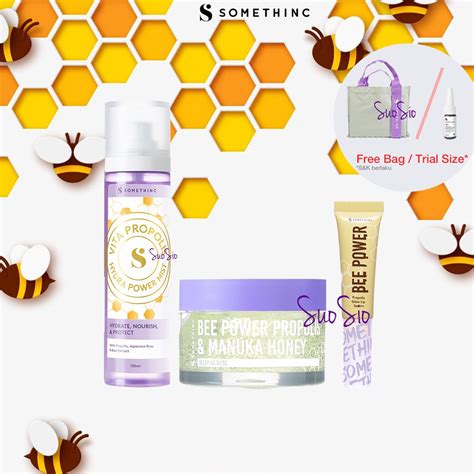 Jual Somethinc BEE POWER Propolis Manuka Honey Sleeping Mask Glow Lip