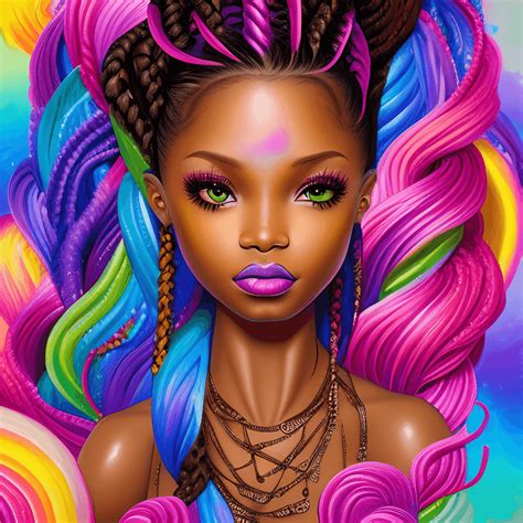 Intricately Rendered Dark Brown Skin Goddess Creative Fabrica