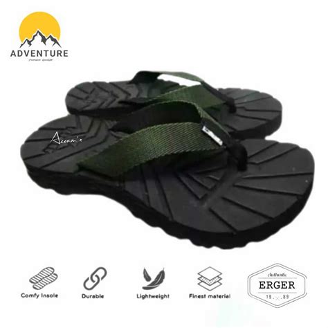 Jual Sandal Gunung Eger Premium Pria Sandal Gunung Jepit Outdoor Pria