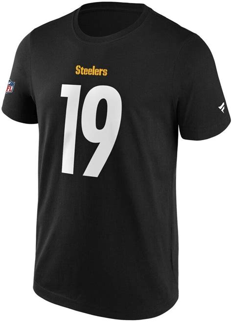 Fanatics NFL Pittsburgh Steelers Shirt 19 JuJu Smith Schuster