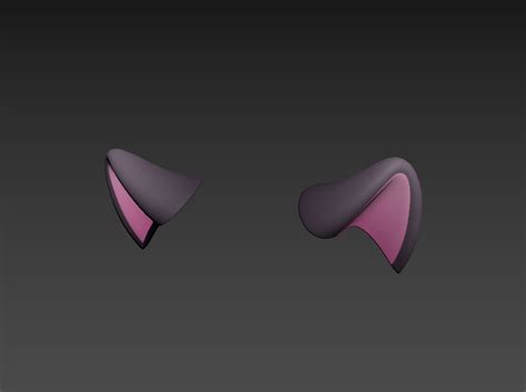 Cat Ears 3d Model Turbosquid 1514251