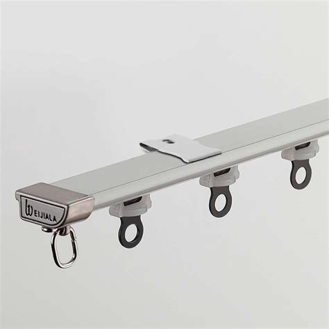 SYkbb Rails de rideaux et raccords tringle à rideau blanche robuste