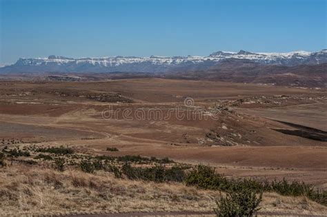 Winter Landscape Maluti Mountains Lesotho Africa Stock Image - Image of lesotho, snow: 120175279