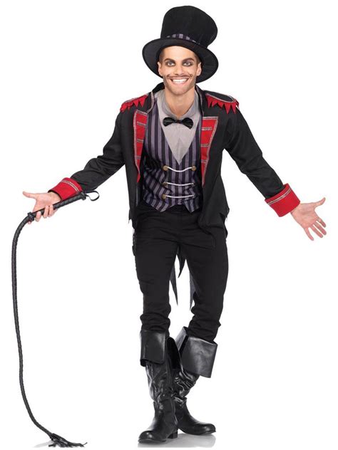 Mens Sinister Ringmaster Circus Costume Halloweenshop Fortune Costume