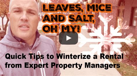 Quick Tips To Winterize A Rental From Expert Property Managers