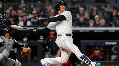 Yankees Vs Guardians Score Juan Soto Giancarlo Stanton Homer As New