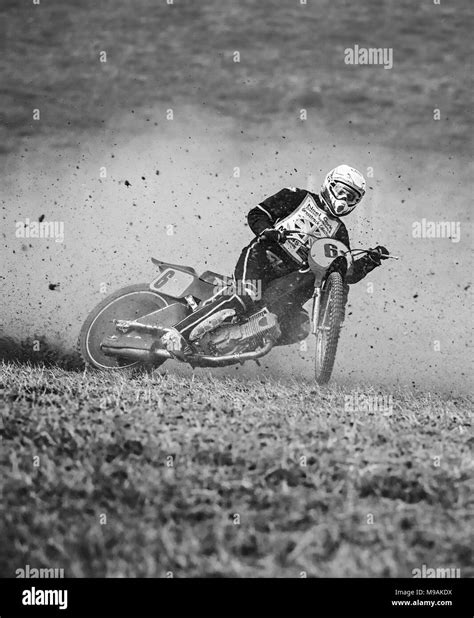 Dirt bike Black and White Stock Photos & Images - Alamy