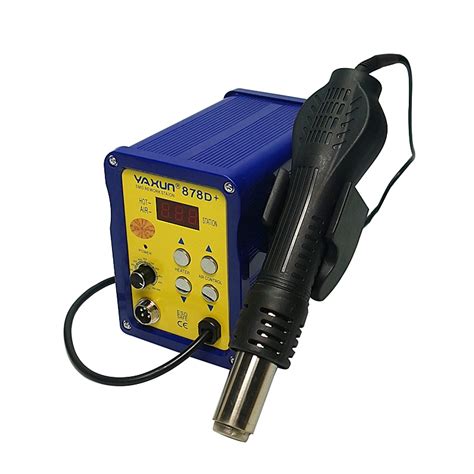 YAXUN YX 878D 2 In 1 SMD Hot Air And Soldering Station 220v 110v BGA